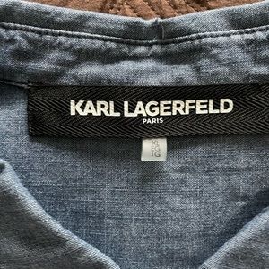Karl Lagerfeld long sleeved denim shirt